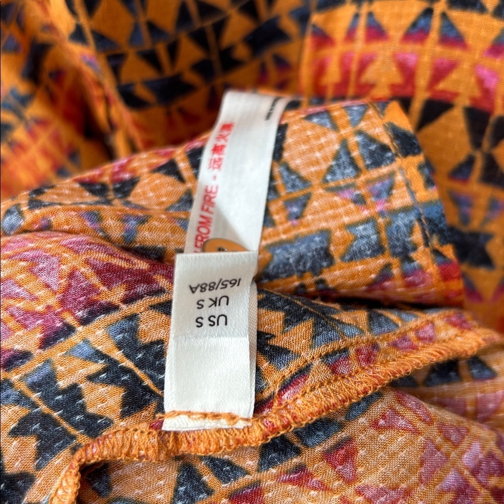 Anthropologie Saturday Sunday Tunic Mini Dress Cottagecore Boho Bohemian Sz Sm - Picture 8 of 10